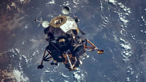 Lunar Module In Orbit Wallpaper