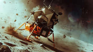 Lunar_ Module_ Landing_ Sequence Wallpaper