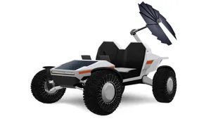 Lunar Rover On The Moon's Surface Wallpaper