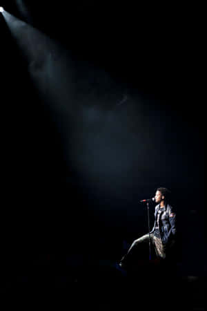 Lupe Fiasco Concert Spotlight Wallpaper