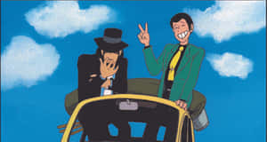 Lupin Iii And His Gang In Action At The Castle Of Cagliostro Wallpaper