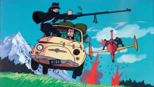 Lupin Iii And His Gang In The Castle Of Cagliostro Wallpaper