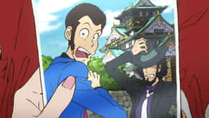 Lupinand Jigen Shocked Expression Wallpaper