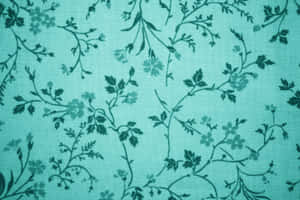 Lush Teal Blue Landscape Wallpaper