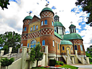 Lush Vineyards Under The Sun In St Catharines, Canada Wallpaper