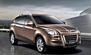 Luxgen U7 Turbo Suv Cruising On The Highway Wallpaper