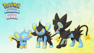 Luxio In Pokemon Brilliant Diamond Shining Pearl Wallpaper