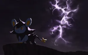 Luxio Pokemon In The Dark Wallpaper