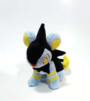 Luxio Pokemon Plush Toy White Background Wallpaper