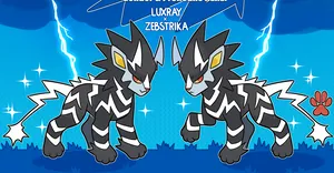Luxray X Zebstrika Wallpaper