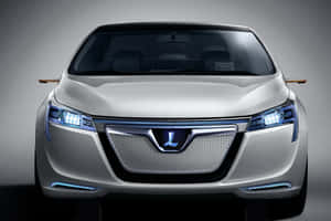 Luxurious And Sophisticated Luxgen Sedan In Action Wallpaper
