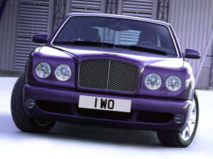 Luxurious Bentley Arnage In Elegant Setting Wallpaper