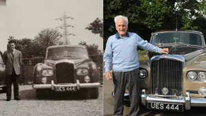 Luxurious Bentley S3 In A Stunning Environment Wallpaper