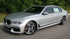 Luxurious Bmw 7 Series In Motion Wallpaper