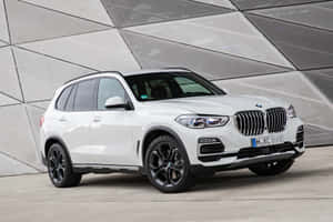 Luxurious Bmw X5 In Motion Wallpaper