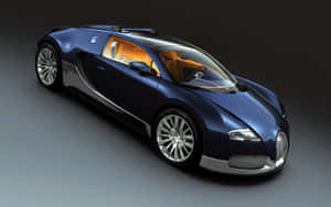 Luxurious Bugatti Veyron In Dynamic Action Wallpaper