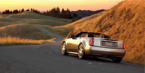 Luxurious Cadillac Xlr Convertible On Display Wallpaper