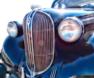 Luxurious Car Grill Close-up Wallpaper