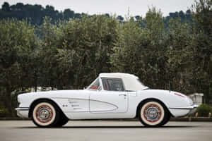 Luxurious Chevrolet Corvette C1 Classic Wallpaper