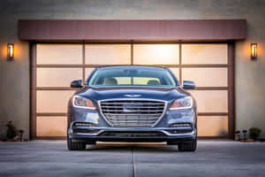 Luxurious Genesis G80 Sedan - Performance In Style Wallpaper