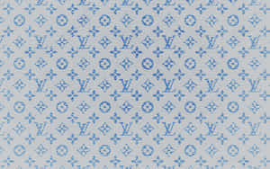 Luxurious Louis Vuitton Blue Wallpaper