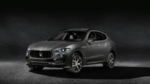 Luxurious Maserati Levante In Action Wallpaper