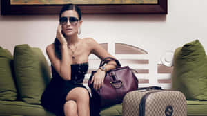 Luxurious Purple Leather For Fashionable And Stylish Looks. Wallpaper