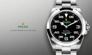 Luxurious Rolex Oyster Perpetual Air-king Watch Wallpaper