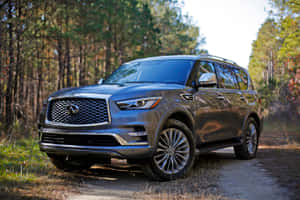 Luxury And Power - The 2022 Infiniti Qx80 Wallpaper