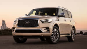 Luxury And Power - The Infiniti Qx80 Wallpaper