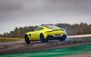 Luxury Aston Martin Vantage Sports Car Wallpaper