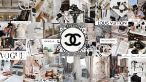 Luxury Brands Collage Wallpaper