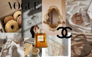 Luxury Lifestyle Collage Wallpaper