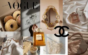 Luxury Lifestyle Collage Wallpaper