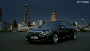 Luxury Maybach Vehicle On Display Wallpaper
