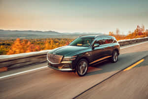 Luxury Meets Performance: The Genesis Gv80 Suv Wallpaper