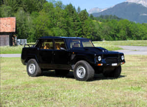 Luxury Meets Power - Lamborghini Lm002 Wallpaper