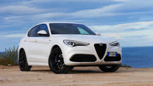 Luxury Redefined - The Ultimate Alfa Romeo Stelvio Wallpaper