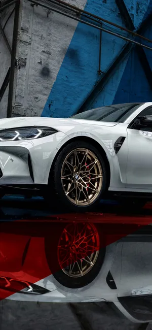 Luxury Sports Car Reflection Wallpaper