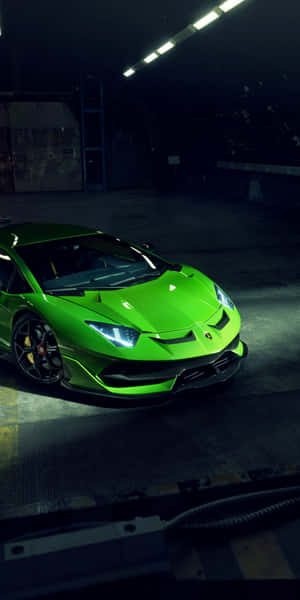 Luxury & Style - Green Lamborghini Iphone Wallpaper