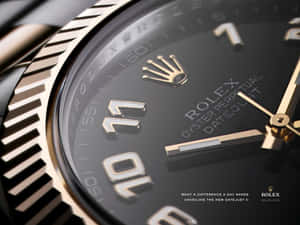 Luxury Unleashed - Rolex Oyster Perpetual Datejust Watch Wallpaper