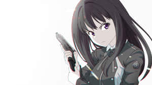 Lycoris Recoil Character With Gun Wallpaper