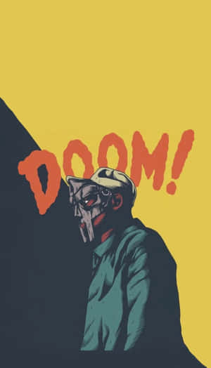 M F_ D O O M_ Stylized_ Artwork_i Phone_ Wallpaper Wallpaper