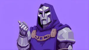 M F Doom 4 K Digital Art Wallpaper