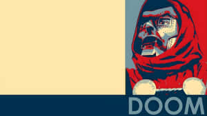 M F Doom Iconic Masked Portrait Wallpaper