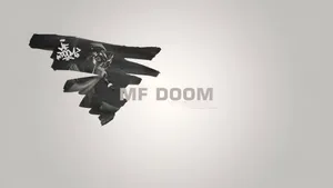 M F Doom Logo 4 K Quality Wallpaper