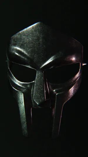 M F Doom Mask Portrait Wallpaper