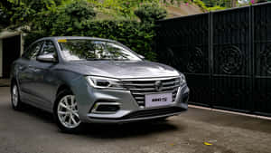 M G5 Sedan Parked Outdoors Wallpaper