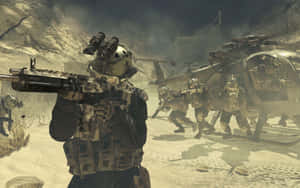 M W2_ Special_ Ops_ Desert_ Mission Wallpaper