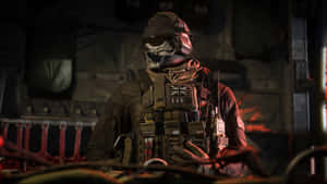 M W3 S A S Soldier Preparedfor Mission Wallpaper